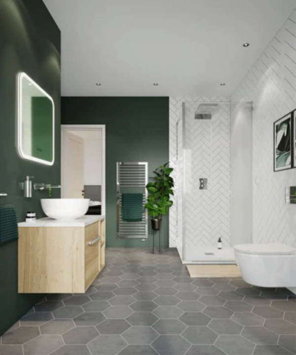 Answer the age-old question - Should my floor tiles be bigger than wall tiles?
