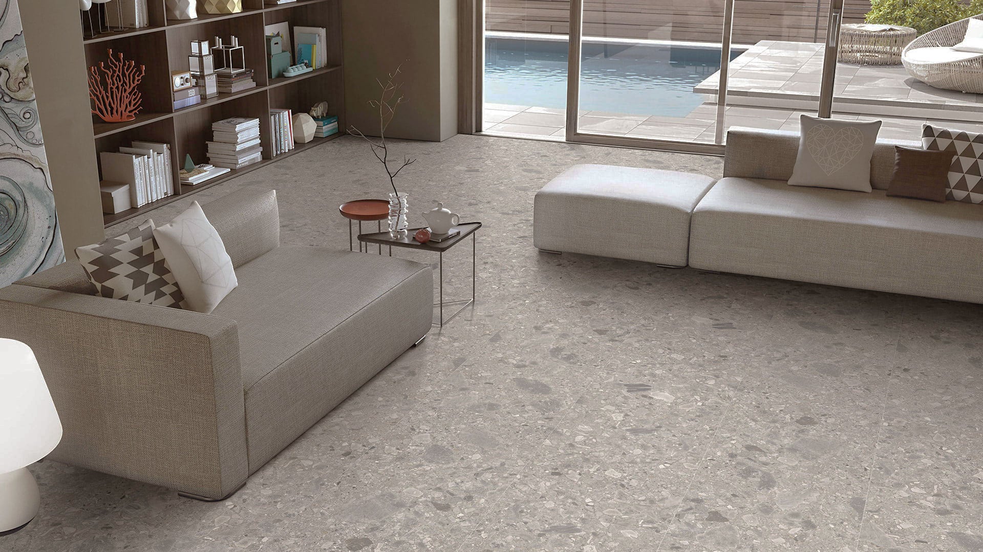 Terrazzo Ceppo Grey 600x600 Matt Smooth Grip
