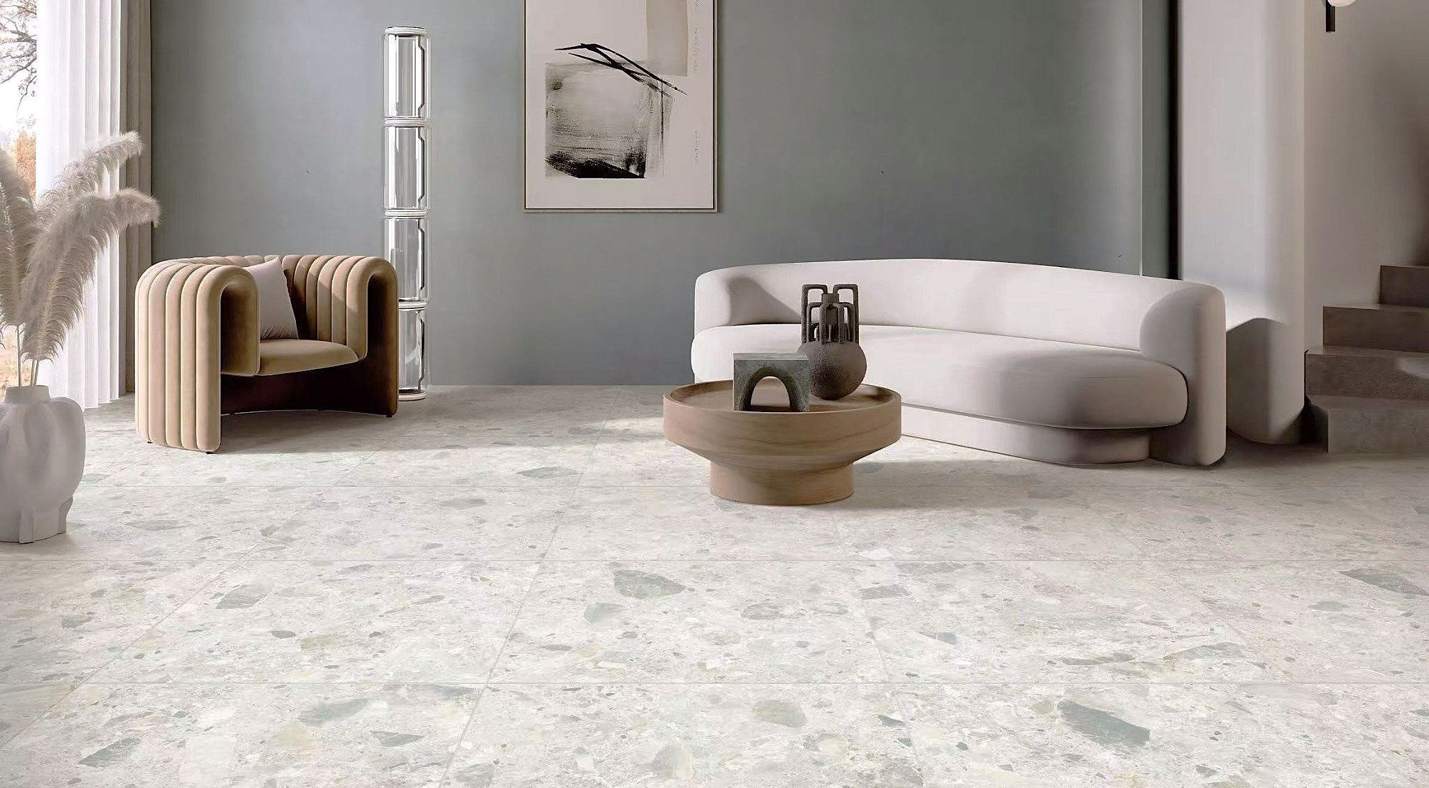 Luxstone White 600x600 Matt Smooth Grip