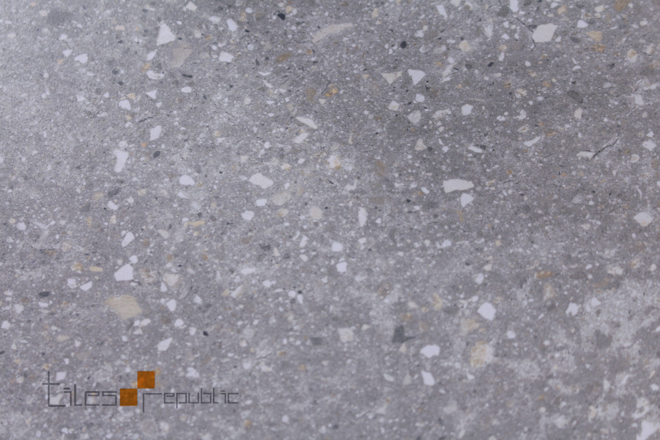 Rockway Ash Grey Terrazzo Look Tile Matt 300x600