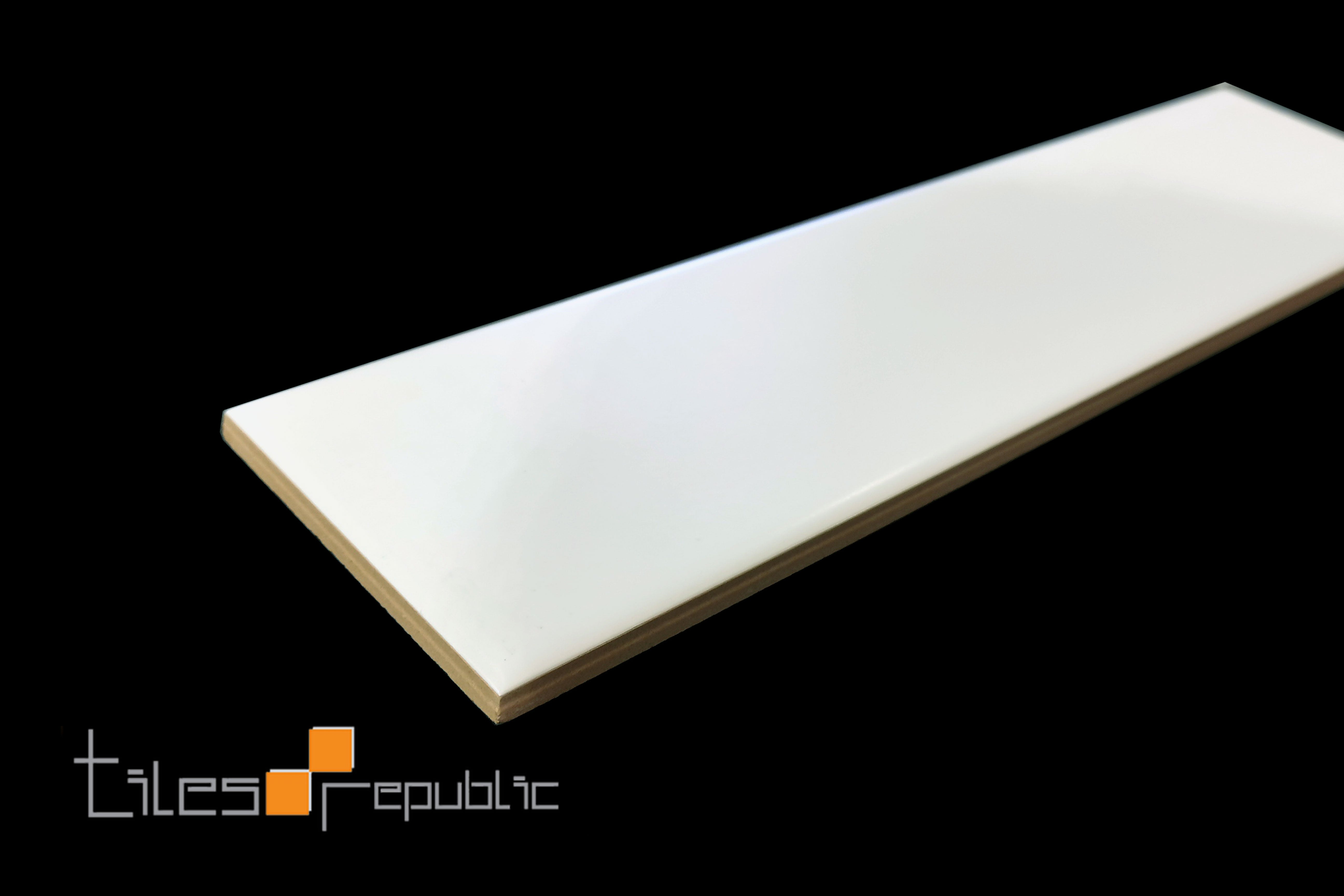 White Matt 75x300 Subway Wall