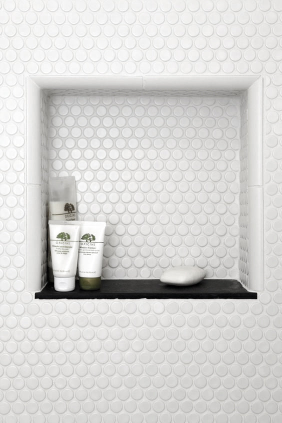 Penny Round Mosaic White 315x294 Matt