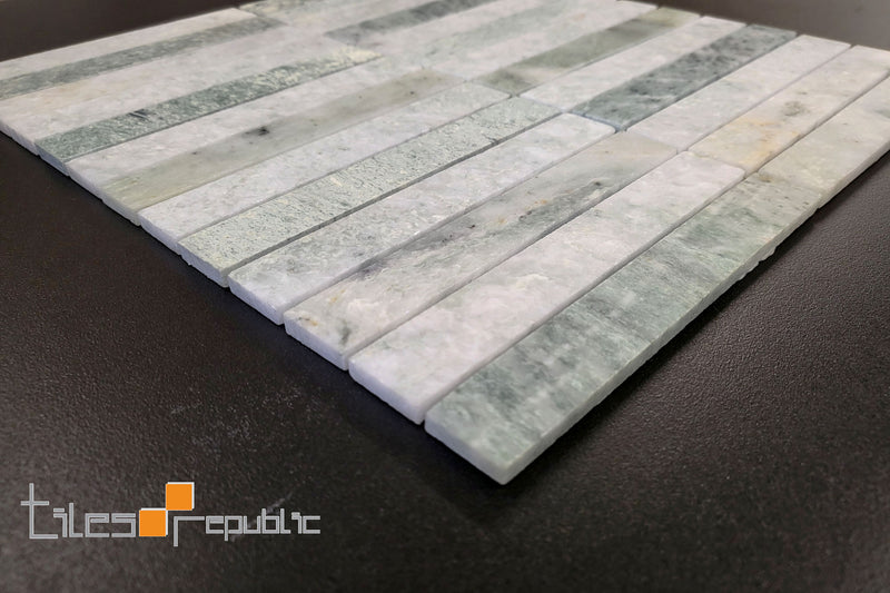 TUSCANY GREEN FINGER MOSAIC HONED 308X292x8mm