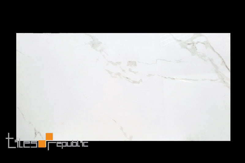 Carrara Marble White Polished 300x600