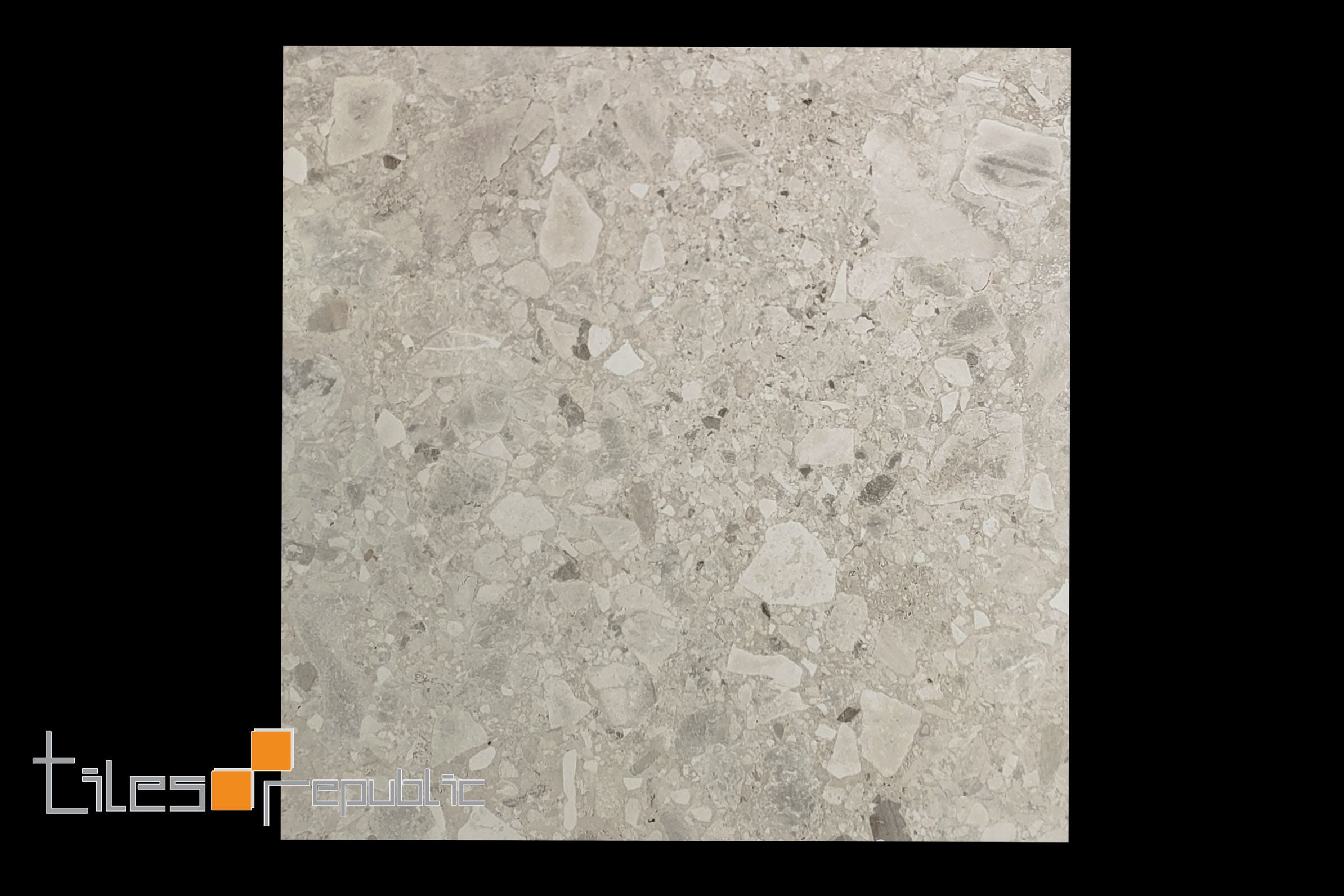 Terrazzo Ceppo Light Grey 600x600 Matt Smooth Grip