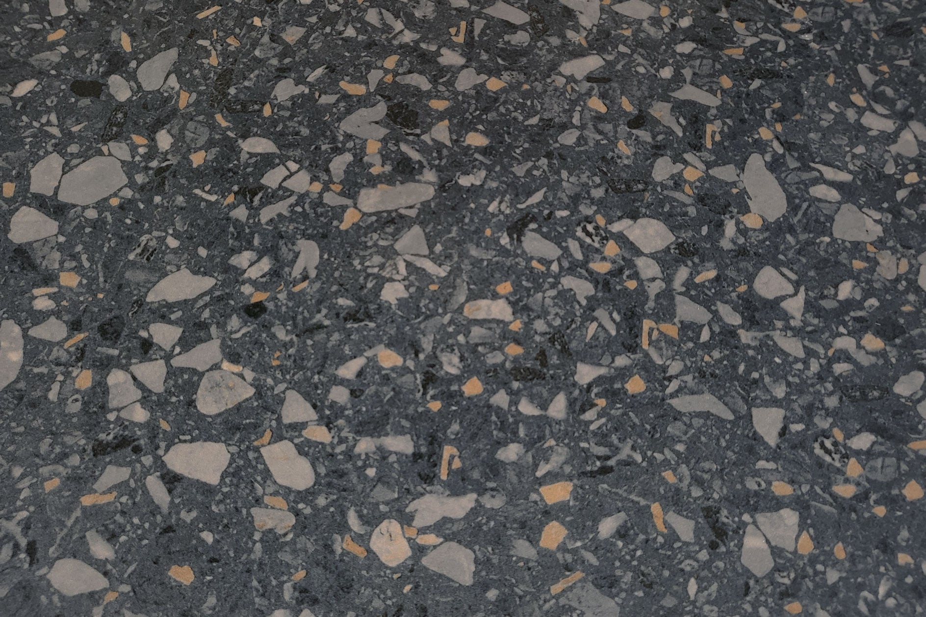TERRAZZO STONE NERO 600X600 MATT SMOOTHGRIP
