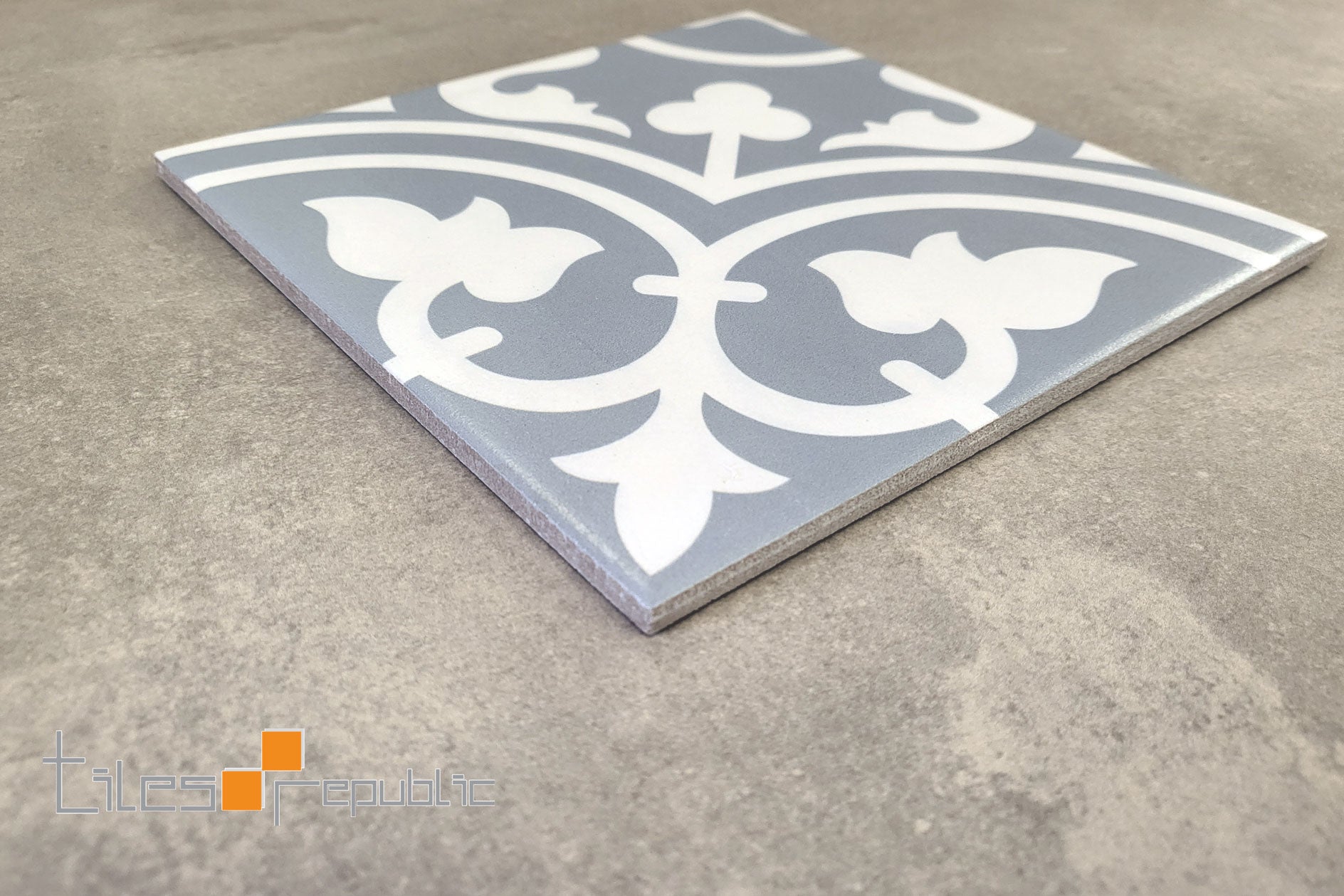 HERITAGE ASTER BLUE 200X200 MATT
