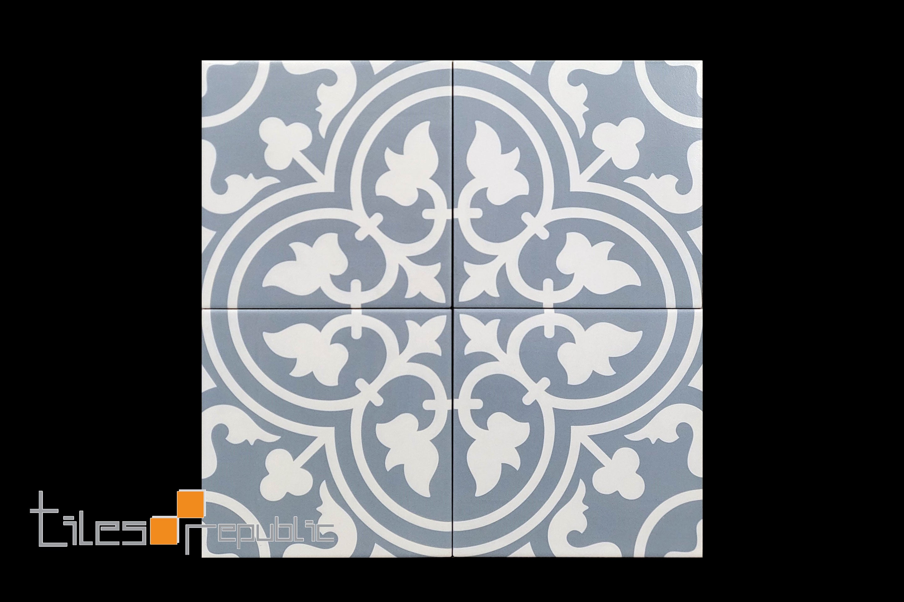 HERITAGE ASTER BLUE 200X200 MATT