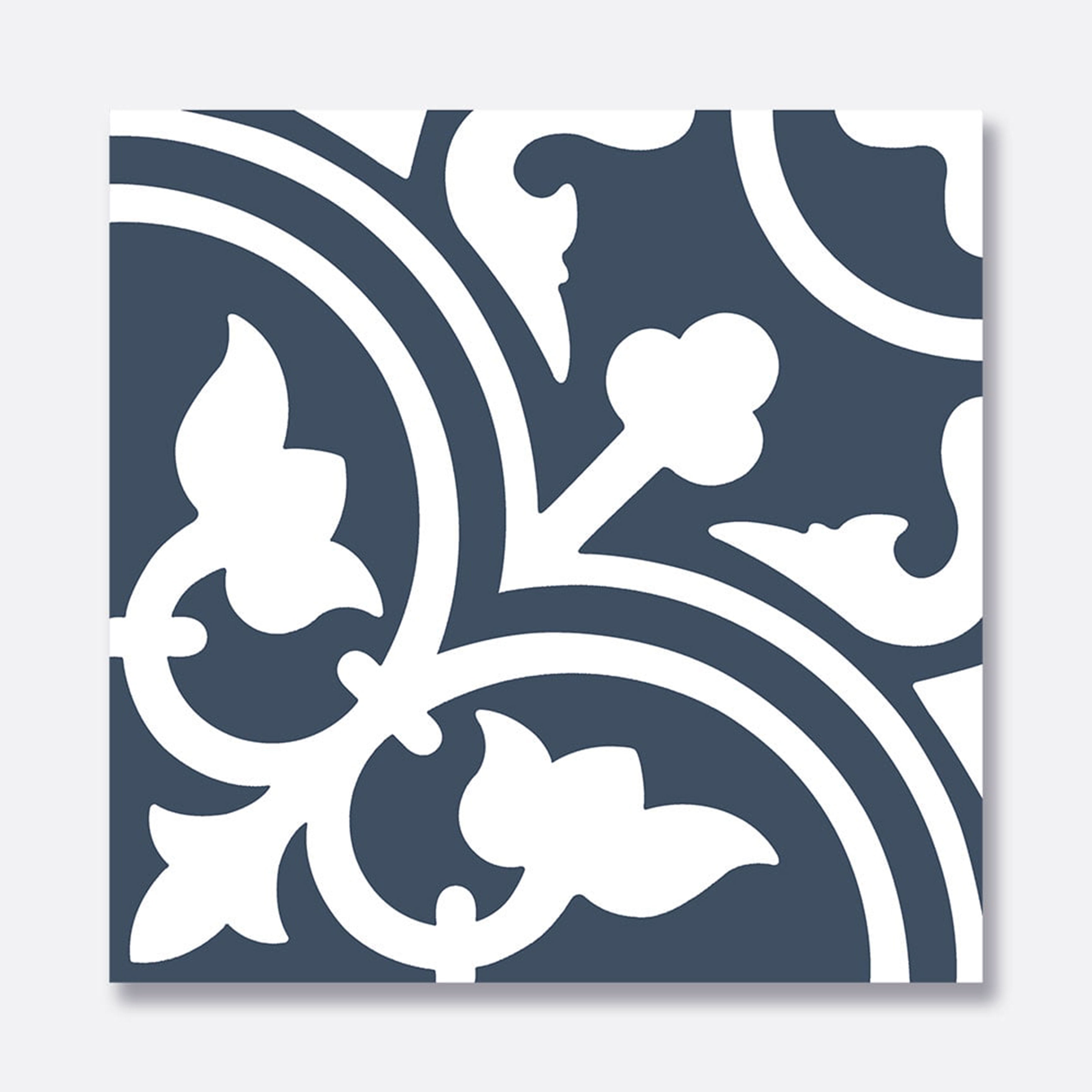 HERITAGE ASTER NAVY 200X200 MATT