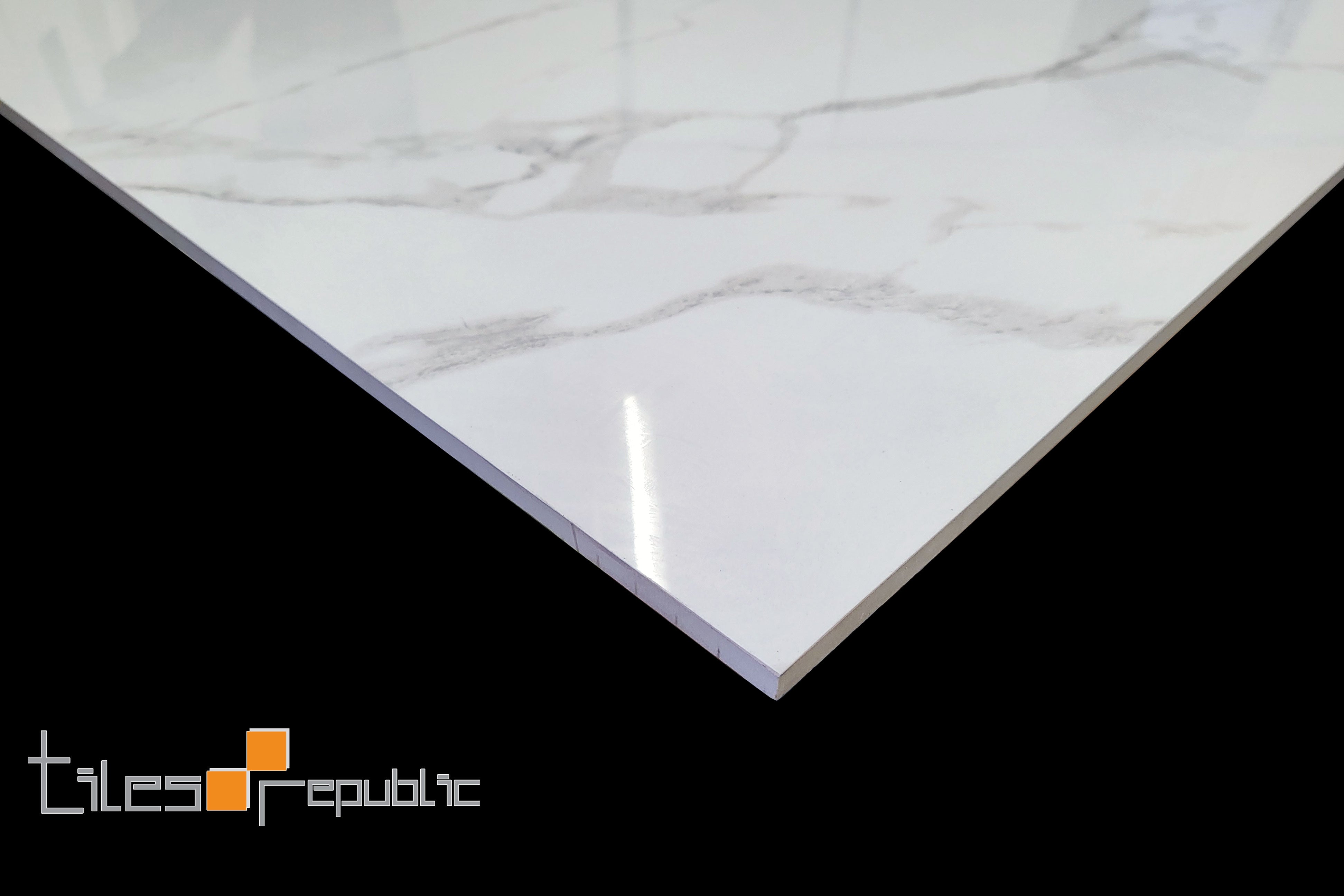 Carrara Marble White Polished 300x600
