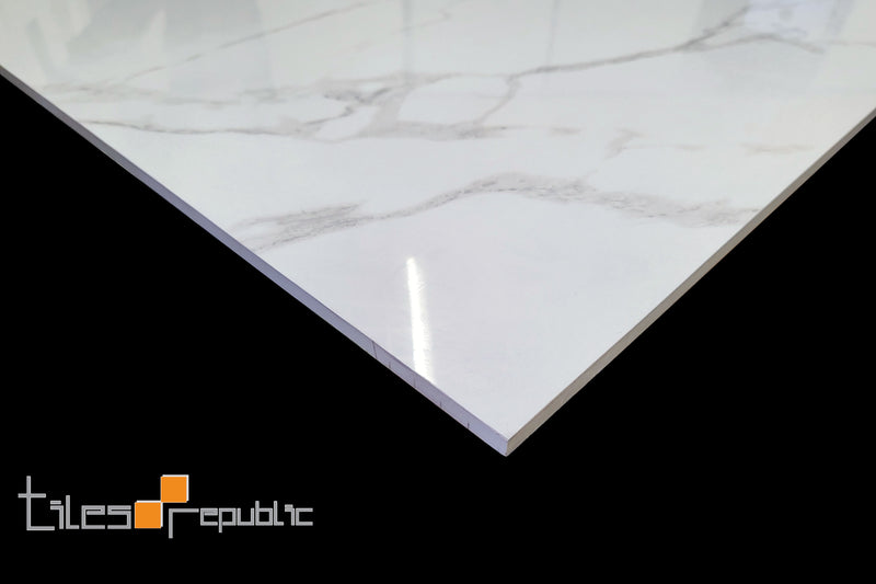 Carrara Marble White Polished 300x600