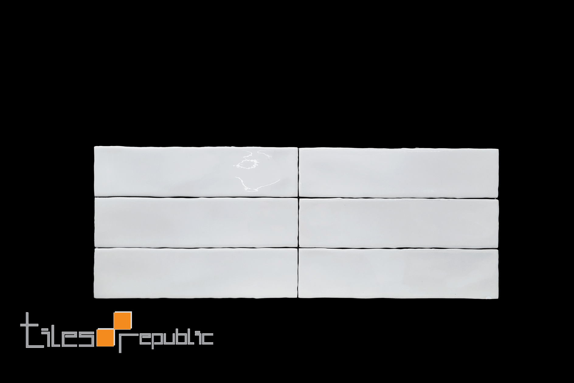 Mano White Gloss Handmade-Look 75x300 Subway Wall