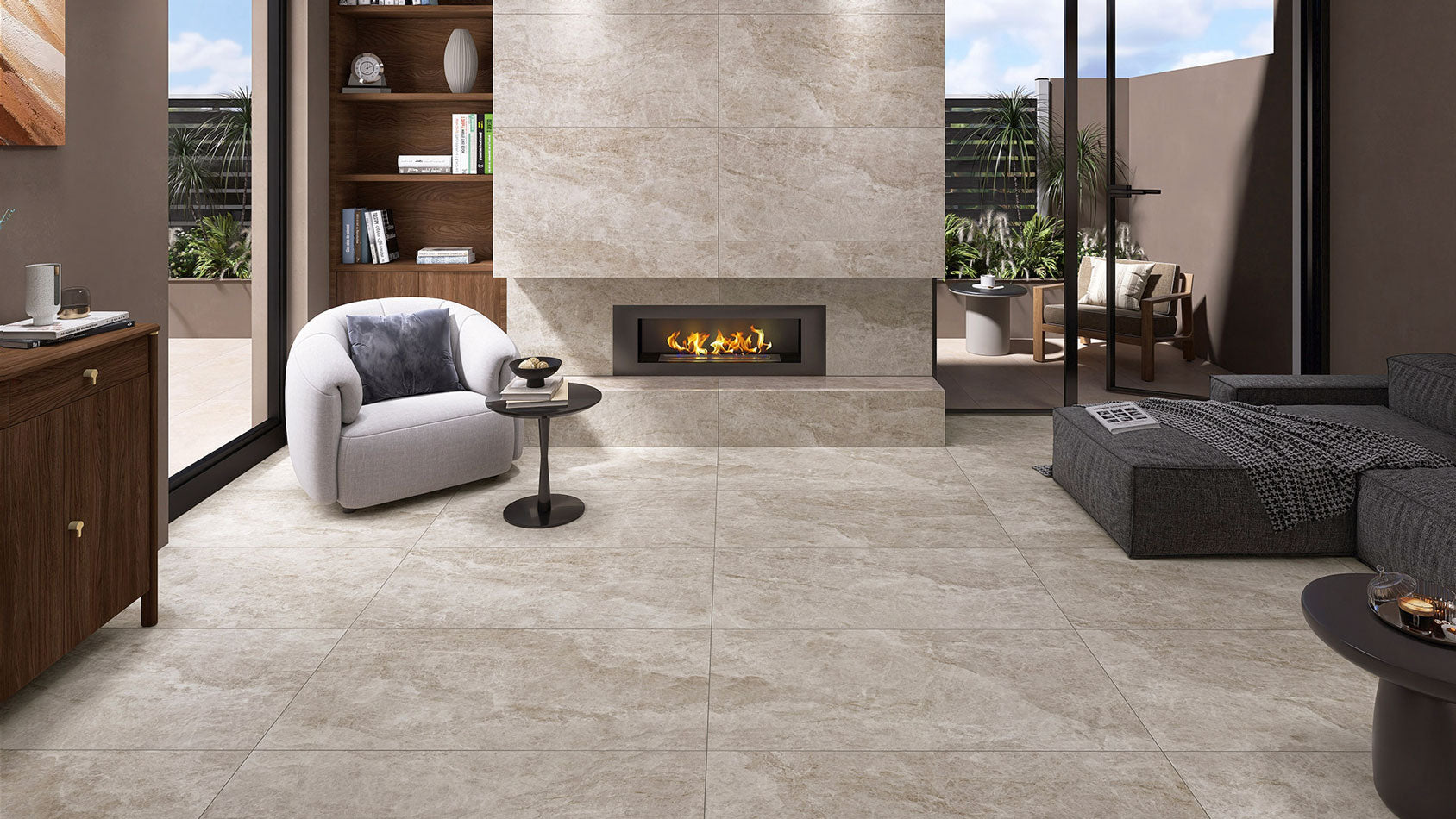 Taj Mahal Beige 600x1200 Silk Finish