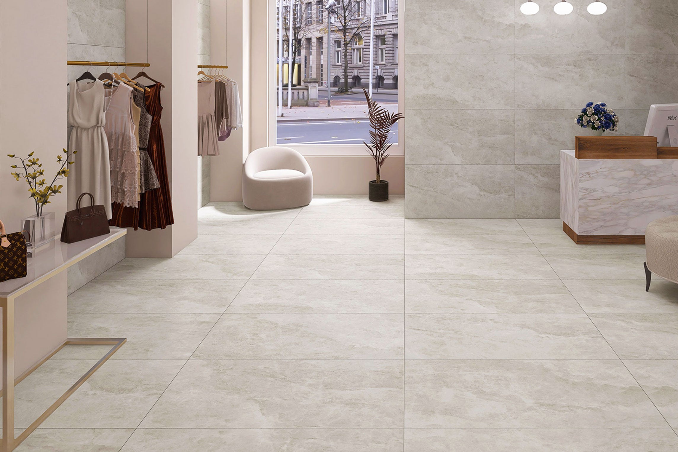 Taj Mahal White 600x1200 Silk Finish