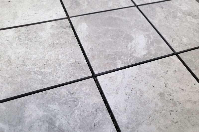 TUNDRA WHITE SQUARE MOSAIC 298x298MM MATT SMOOTH GRIP