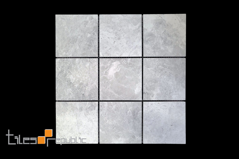TUNDRA WHITE SQUARE MOSAIC 298x298MM MATT SMOOTH GRIP