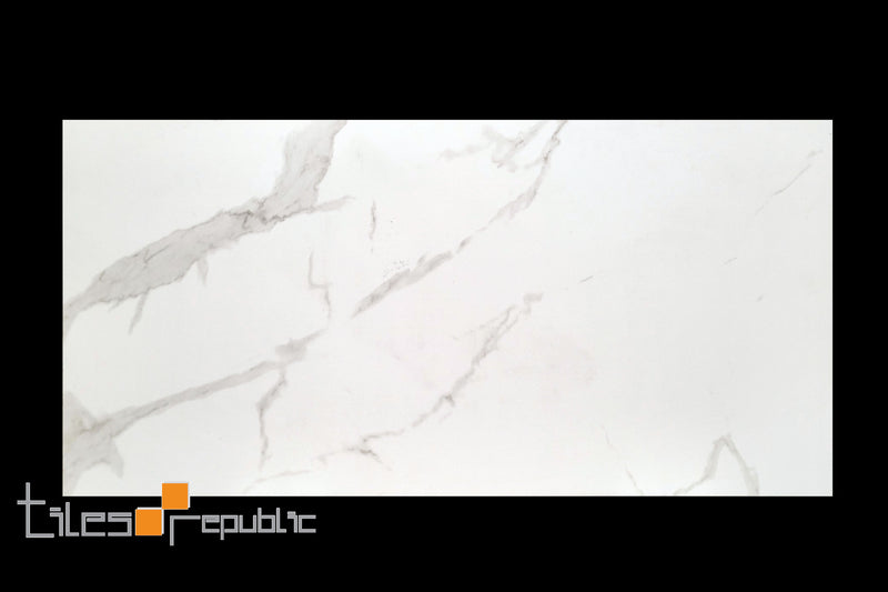 Carrara Marble White Polished 300x600