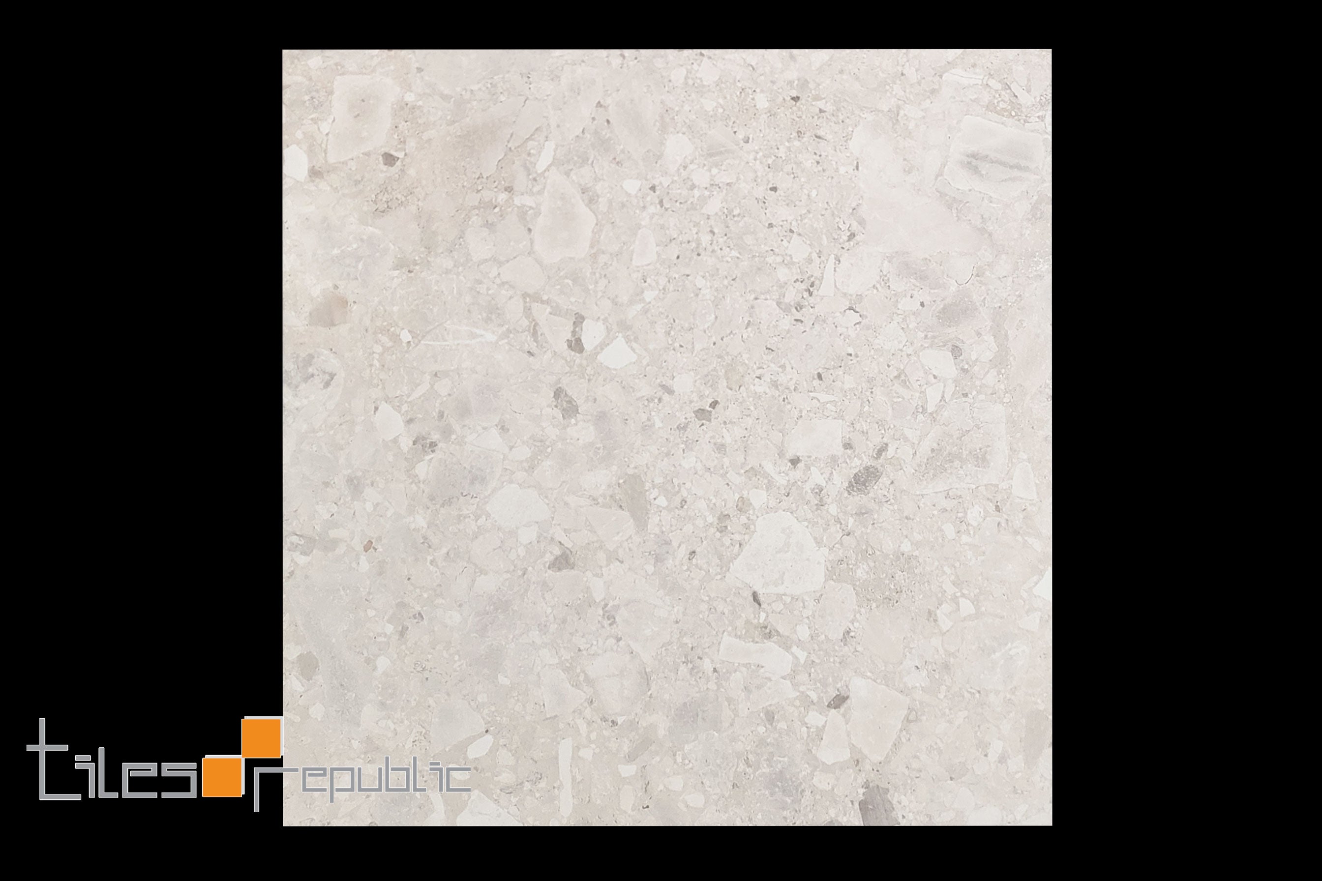 Terrazzo Ceppo White 600x600 Matt Smooth Grip