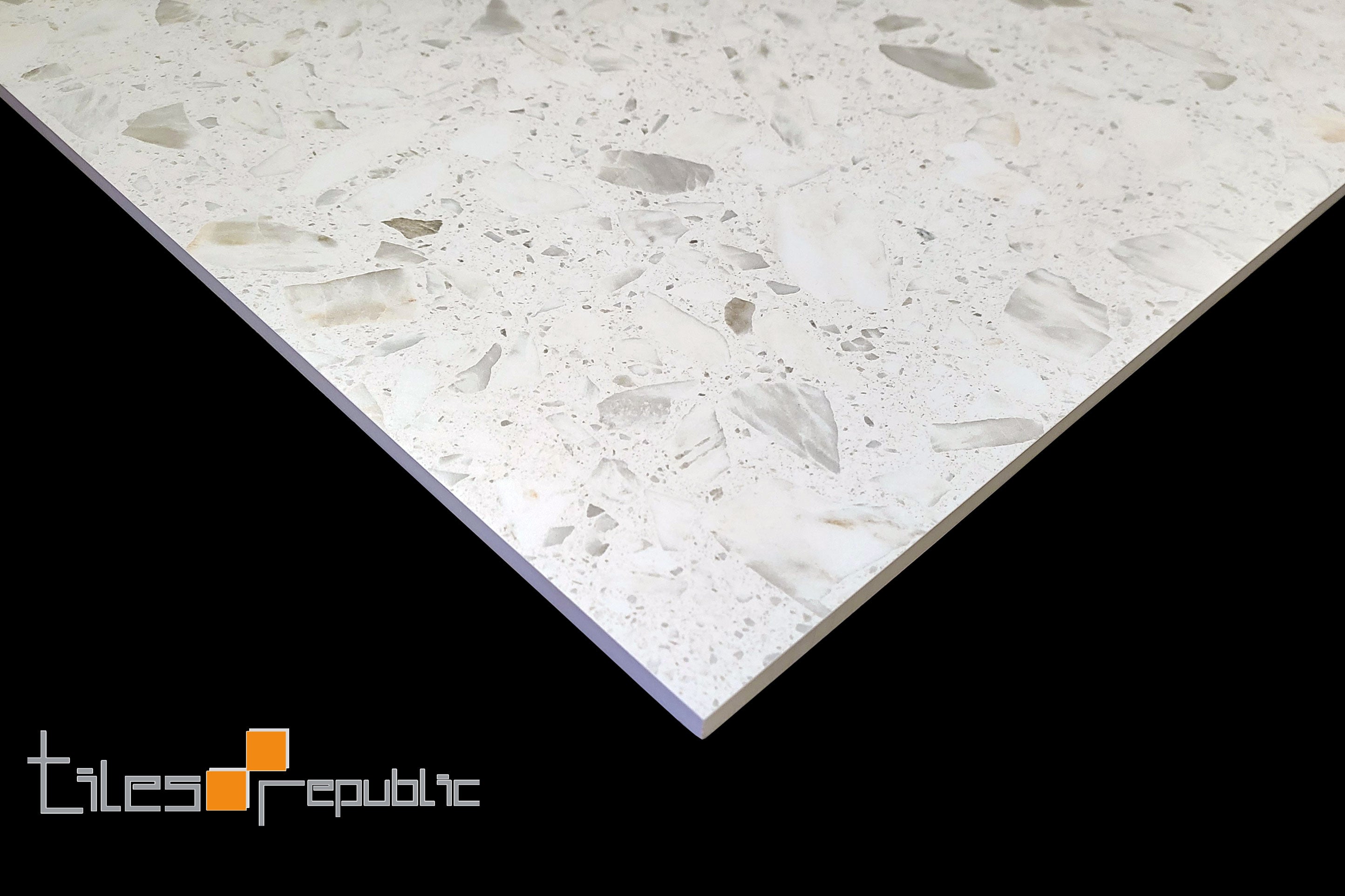 Big Terrazzo White Matt 300x600