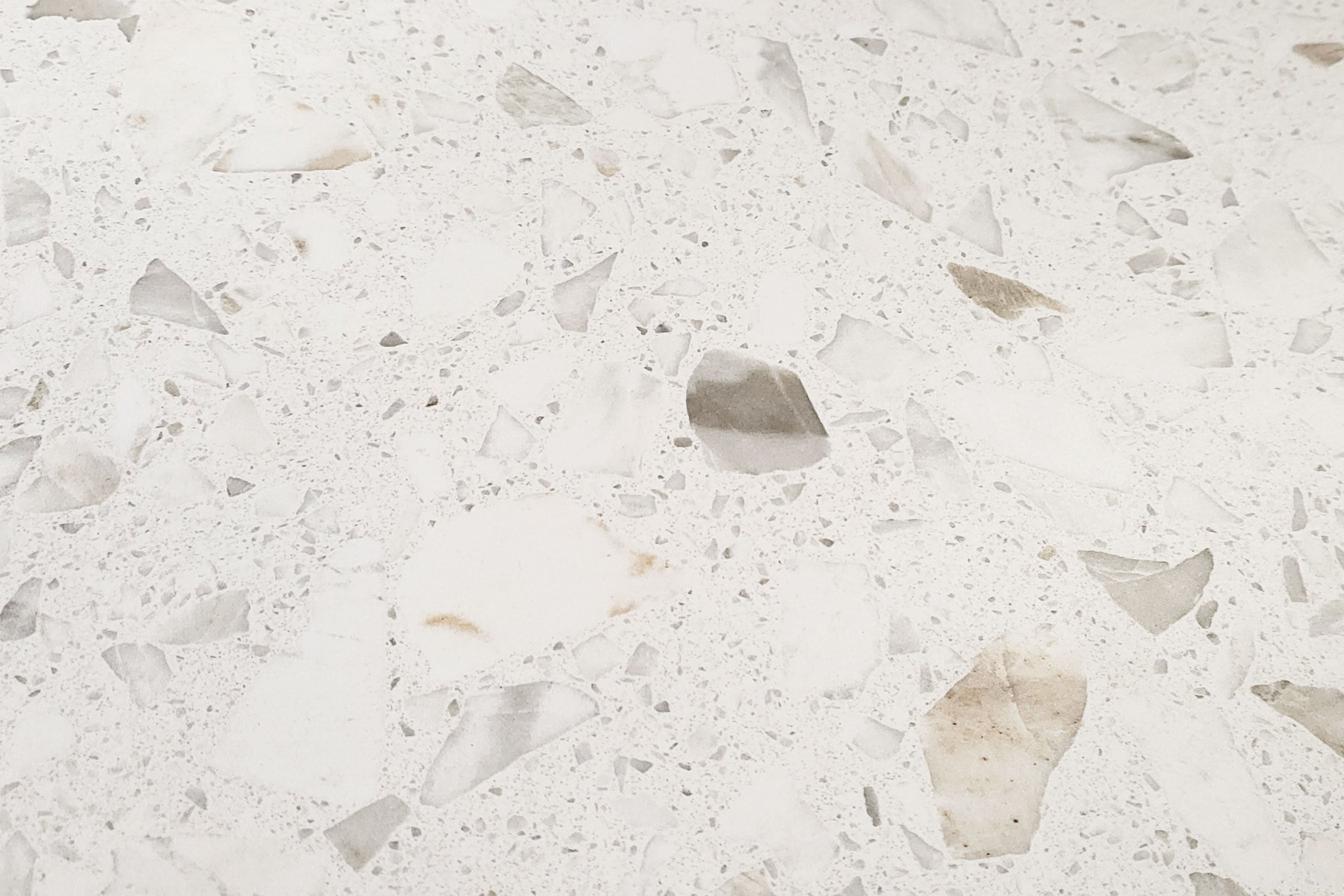 Big Terrazzo White Matt 600x600