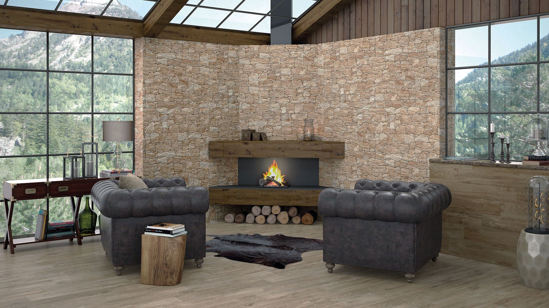 VULCANO PETRA BEIGE 333X650 STRUCTURED