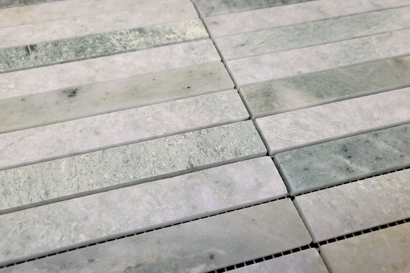 TUSCANY GREEN FINGER MOSAIC HONED 308X292x8mm