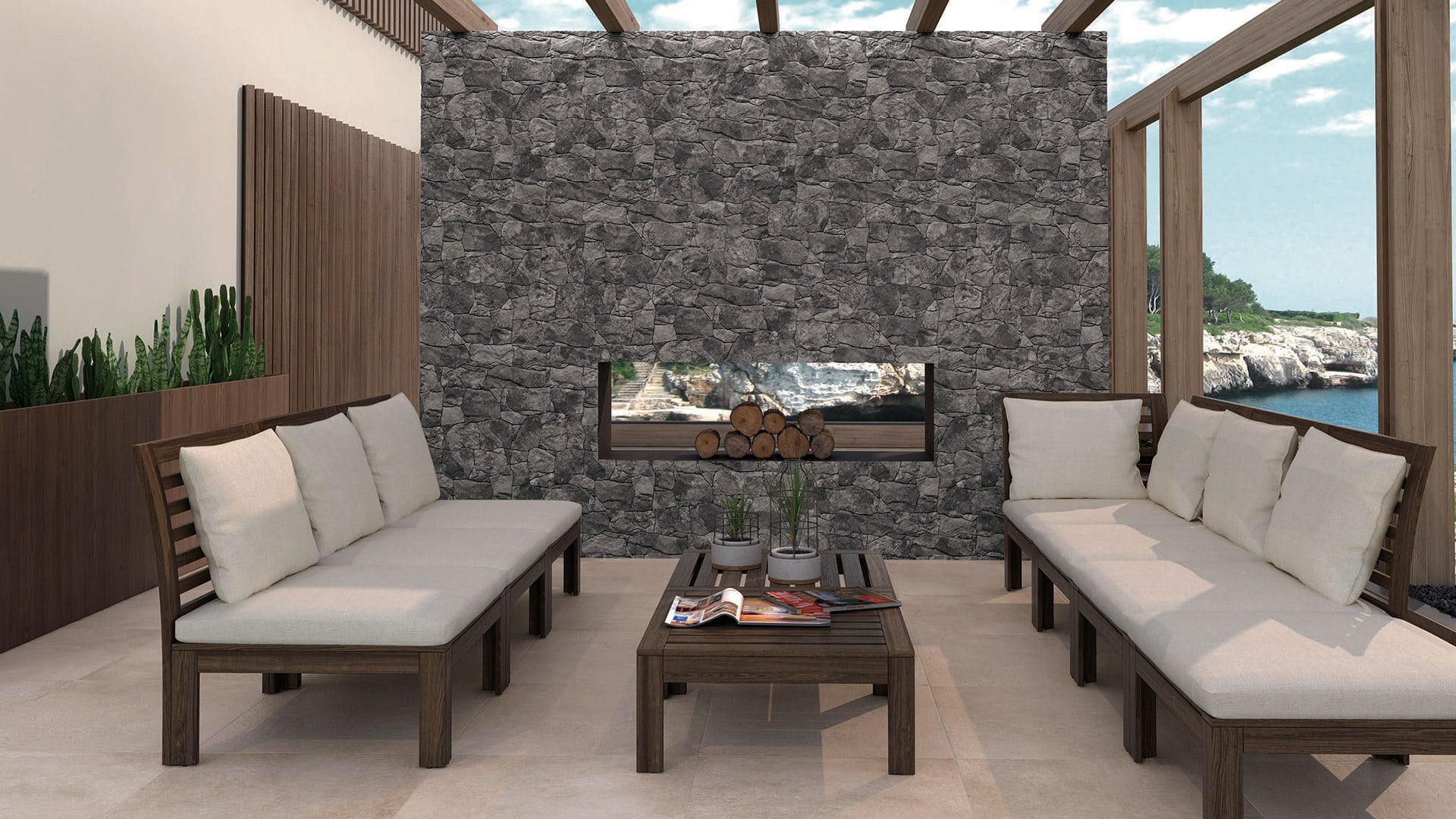 VULCANO DARK 333X650 STRUCTURED