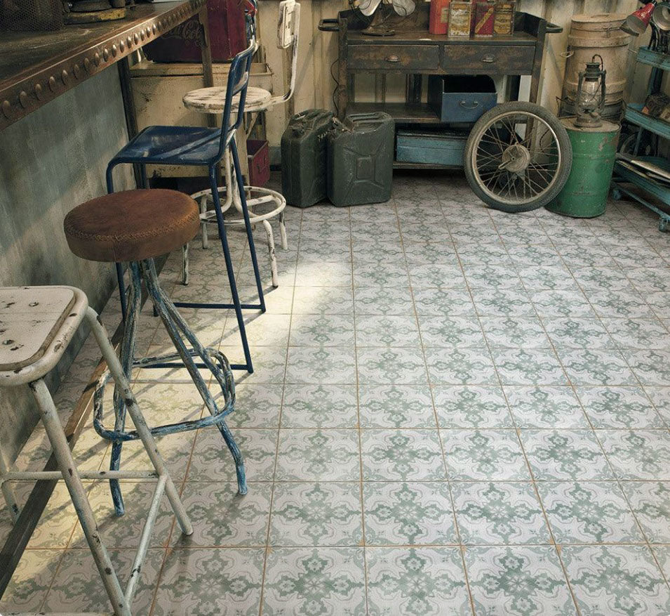 HERITAGE STRUGGIMENTO LOOK GREEN 200X200 MATT