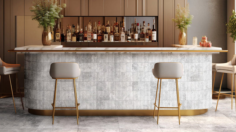 TUNDRA WHITE FINGER MOSAIC 284x293MM MATT