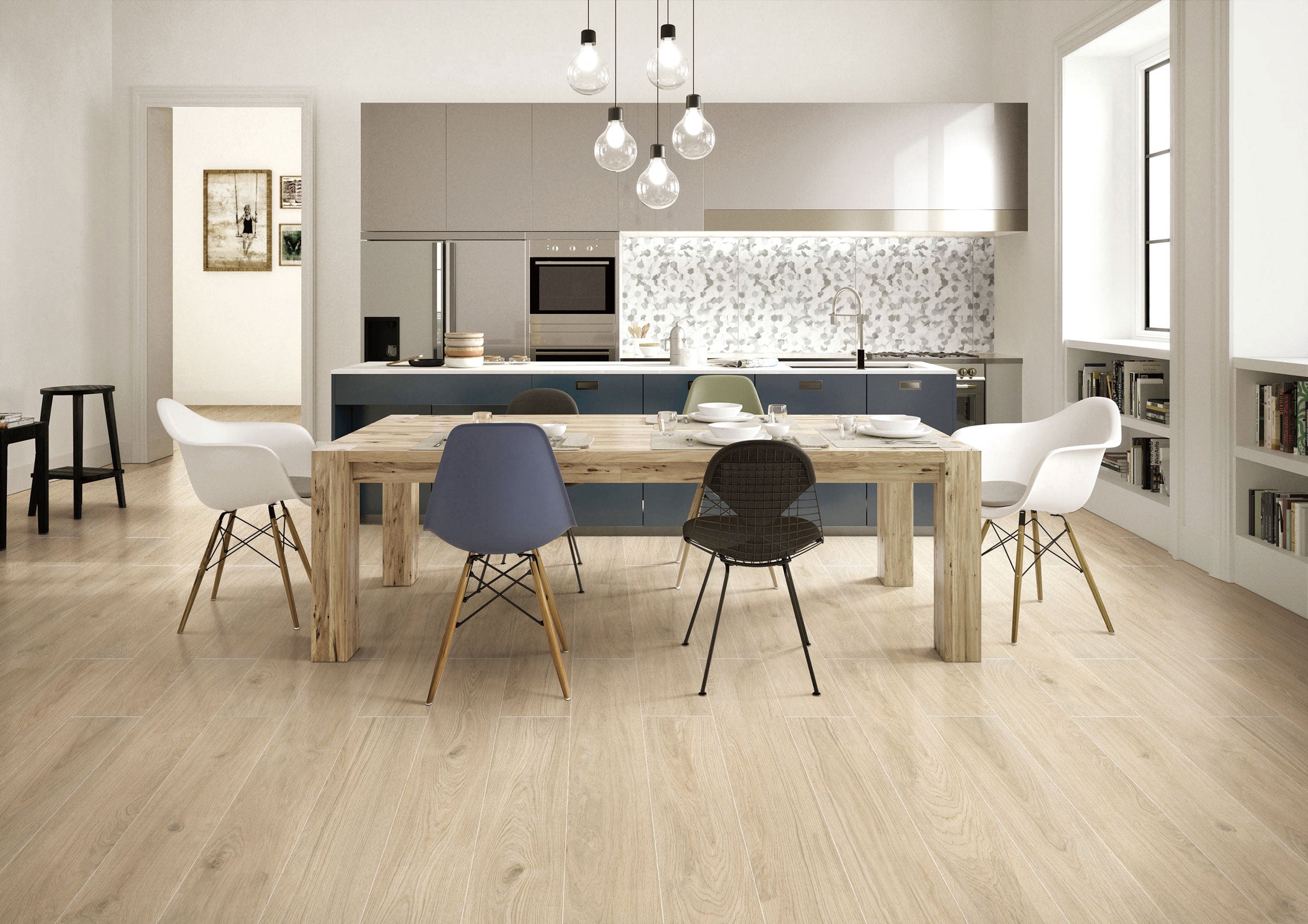 Ash Wood Natural Matt 200x1200 Timber Look