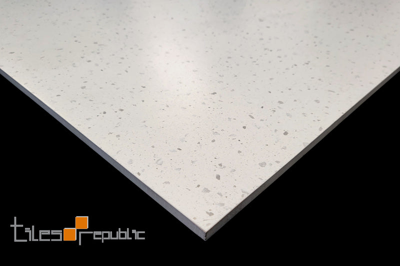 Small Terrazzo White Matt 300x600