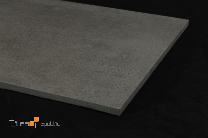 Mist Grey Concrete Look Tile Matt 300x600