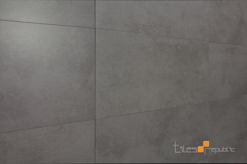 Mist Grey Concrete Look Tile Matt 300x600