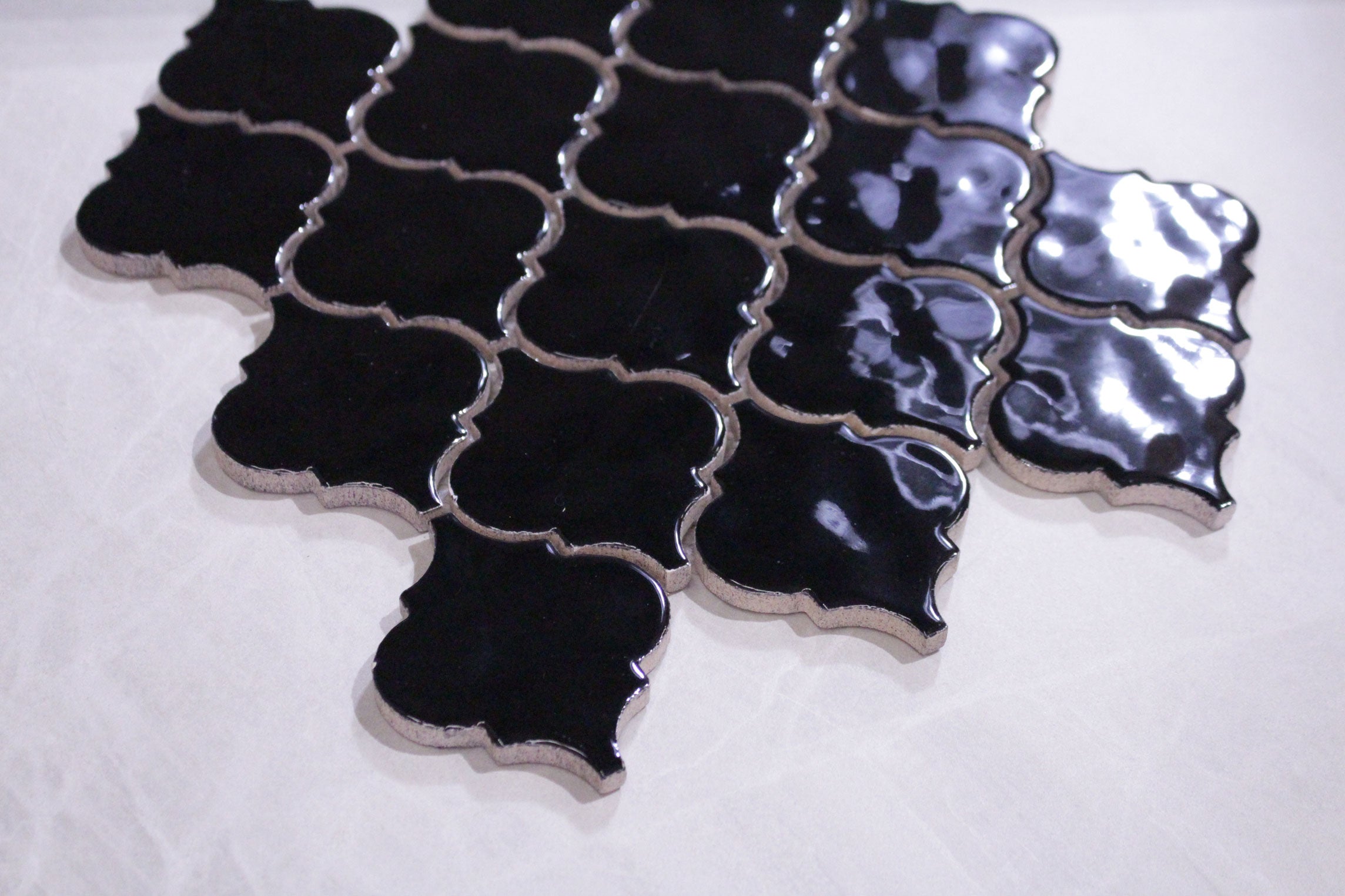 Lantern Black Gloss Mosaic 286x306