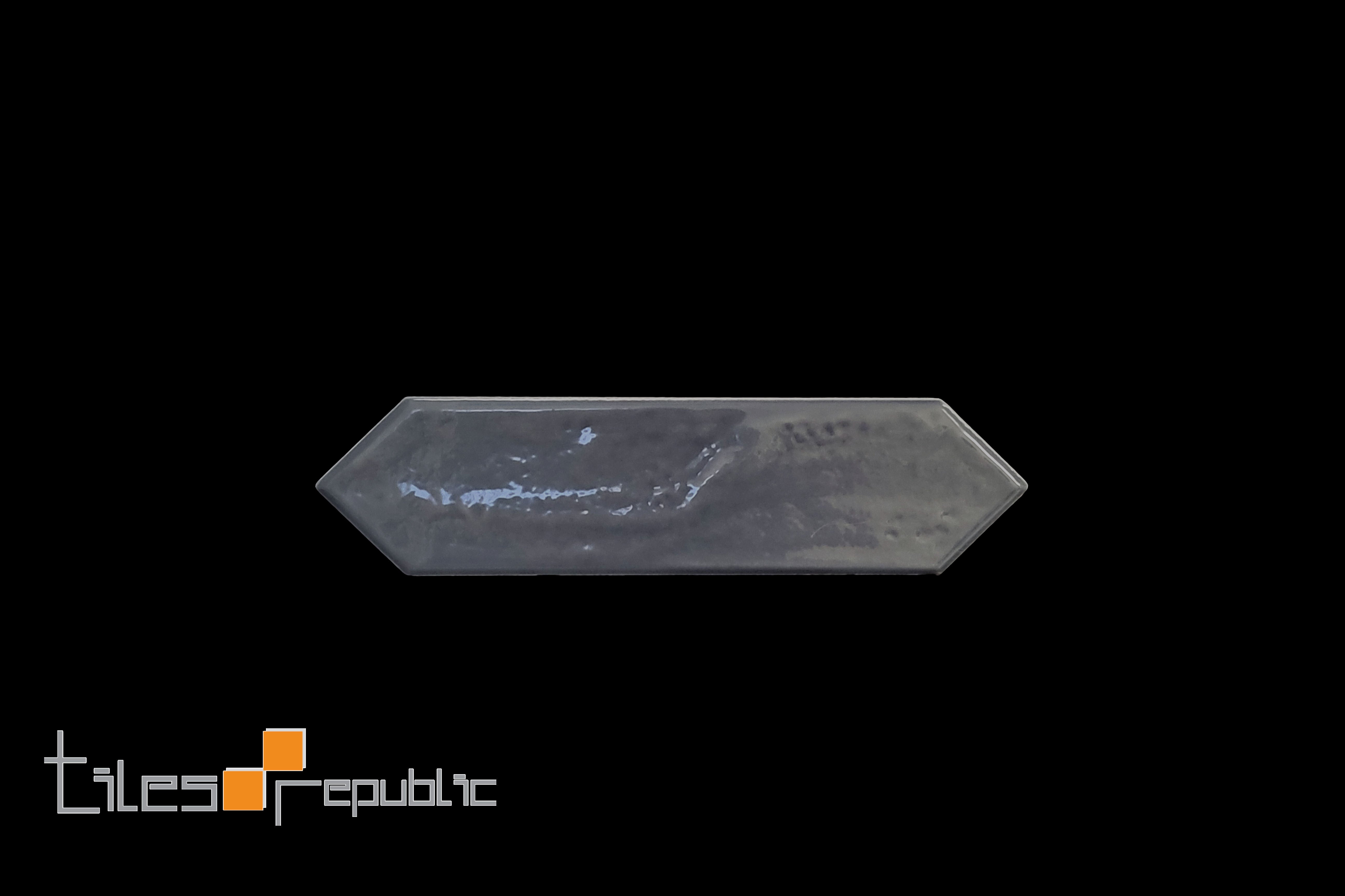 Picket Steel Blue Gloss 75x300 Subway