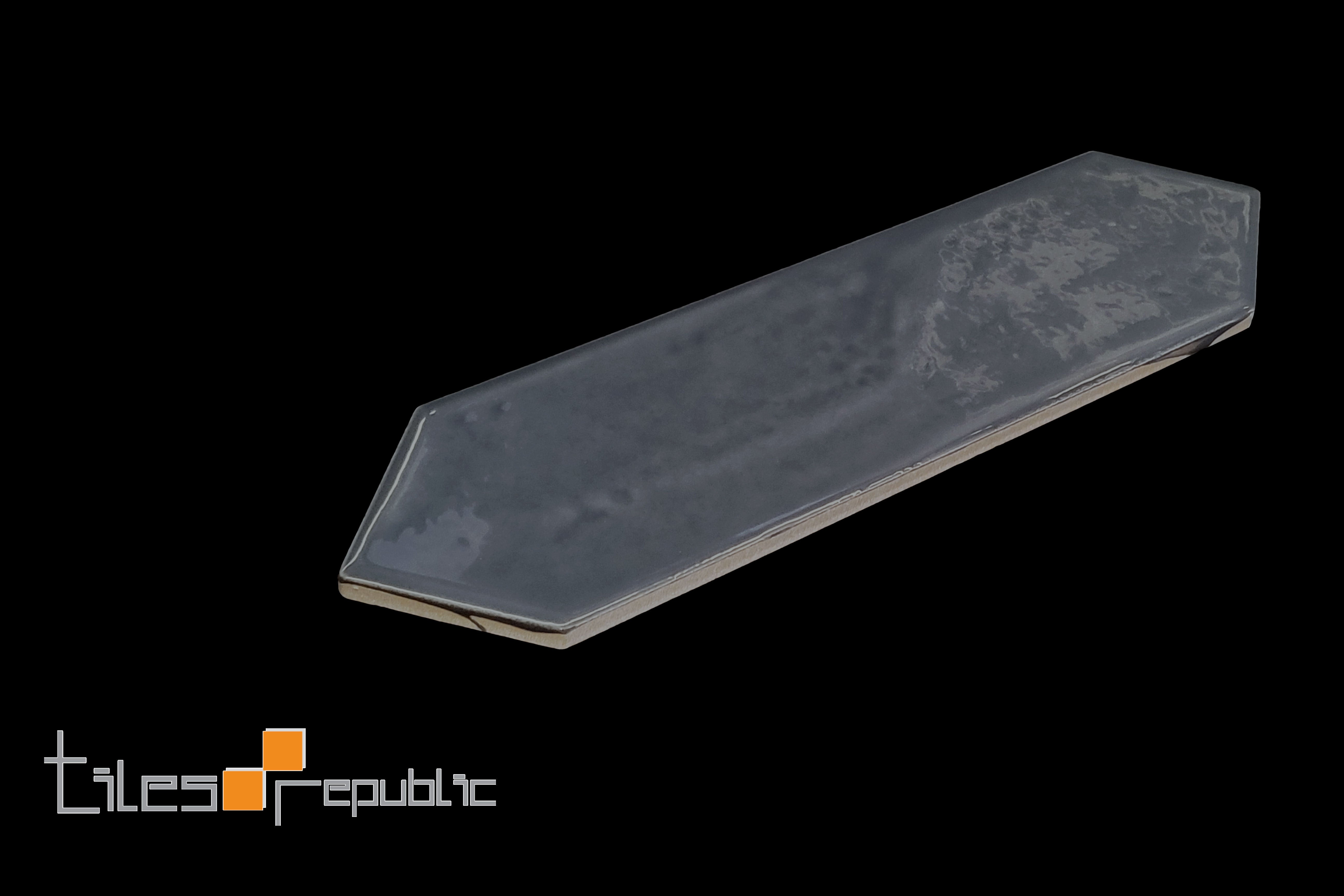 Picket Steel Blue Gloss 75x300 Subway