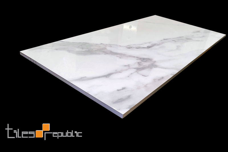 Carrara Marble White Polished 300x600