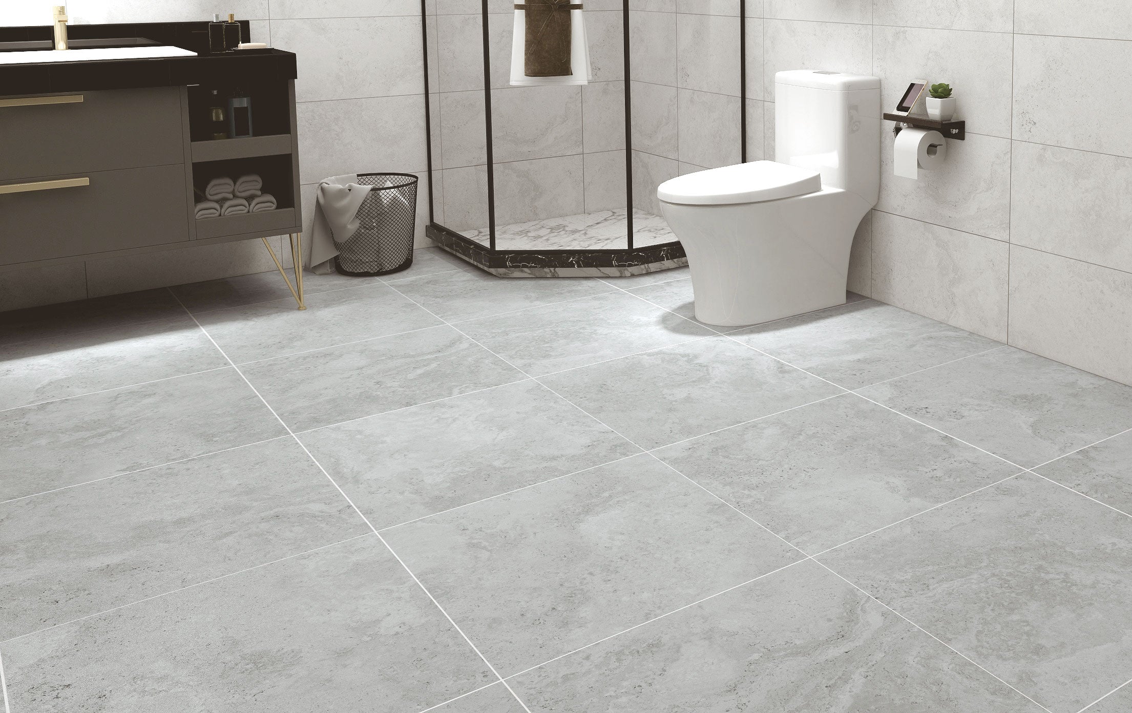Cuba Cemento Light Matt 600x600