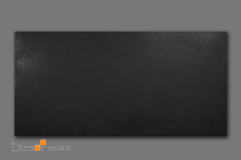 Mist Charcoal Concrete Look Tile Lappato 300x600