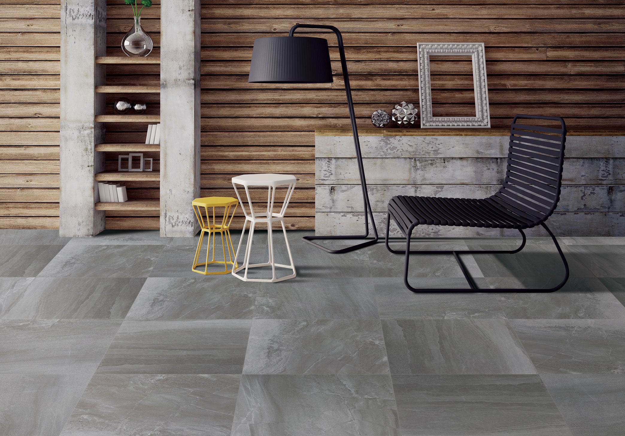 Geostone Grey Matt 300x600