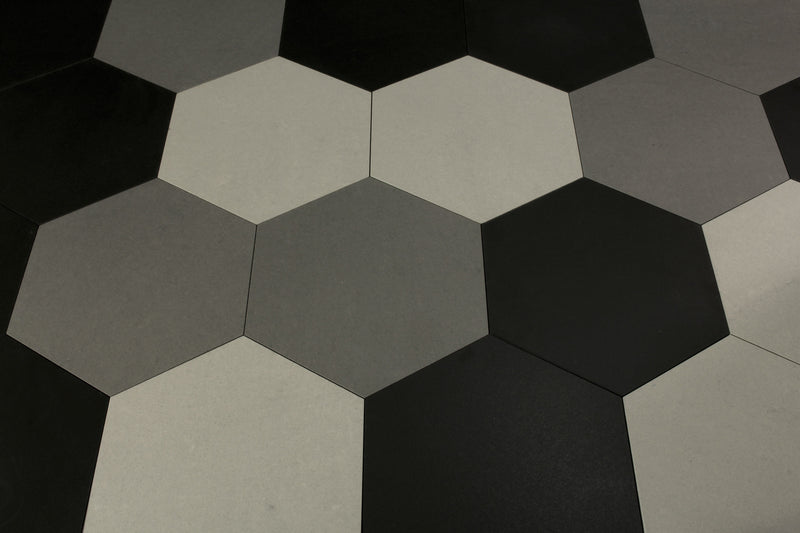Eco Stone Hexagon Graphite Matt 259x299