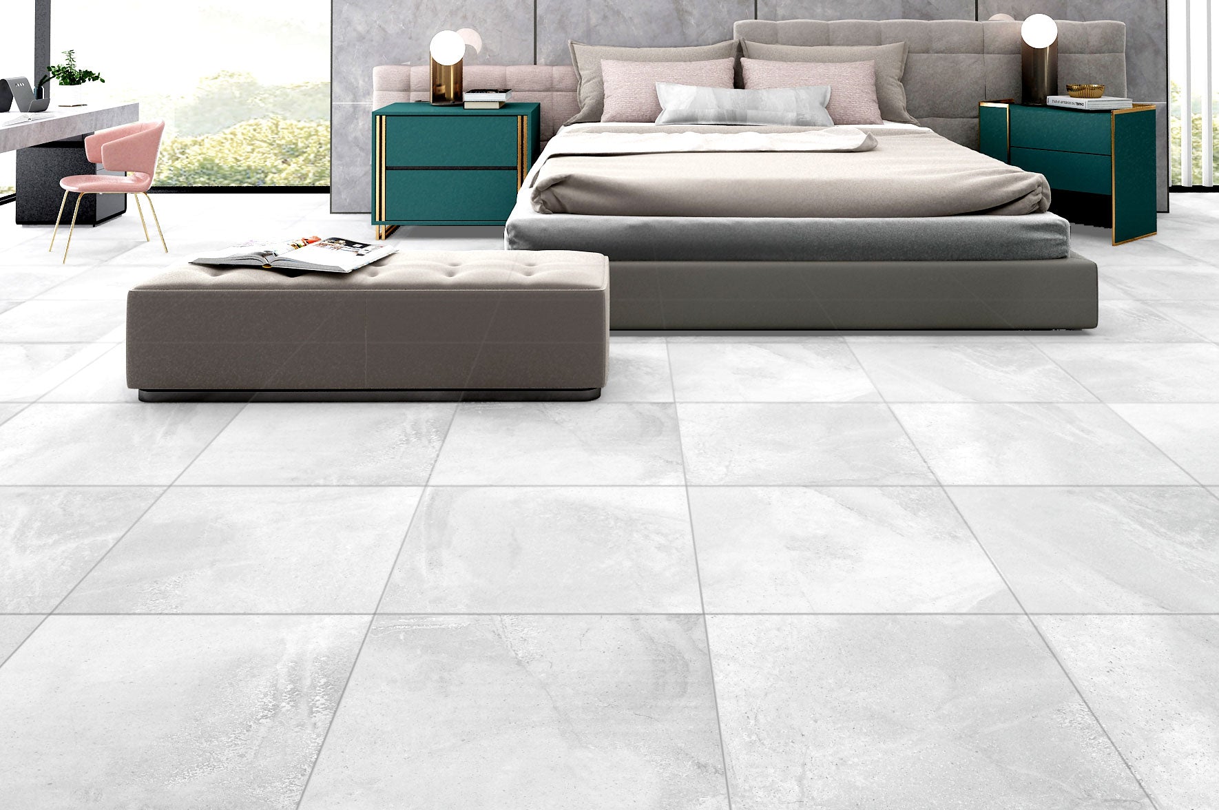 Zeus White Matt 600x600